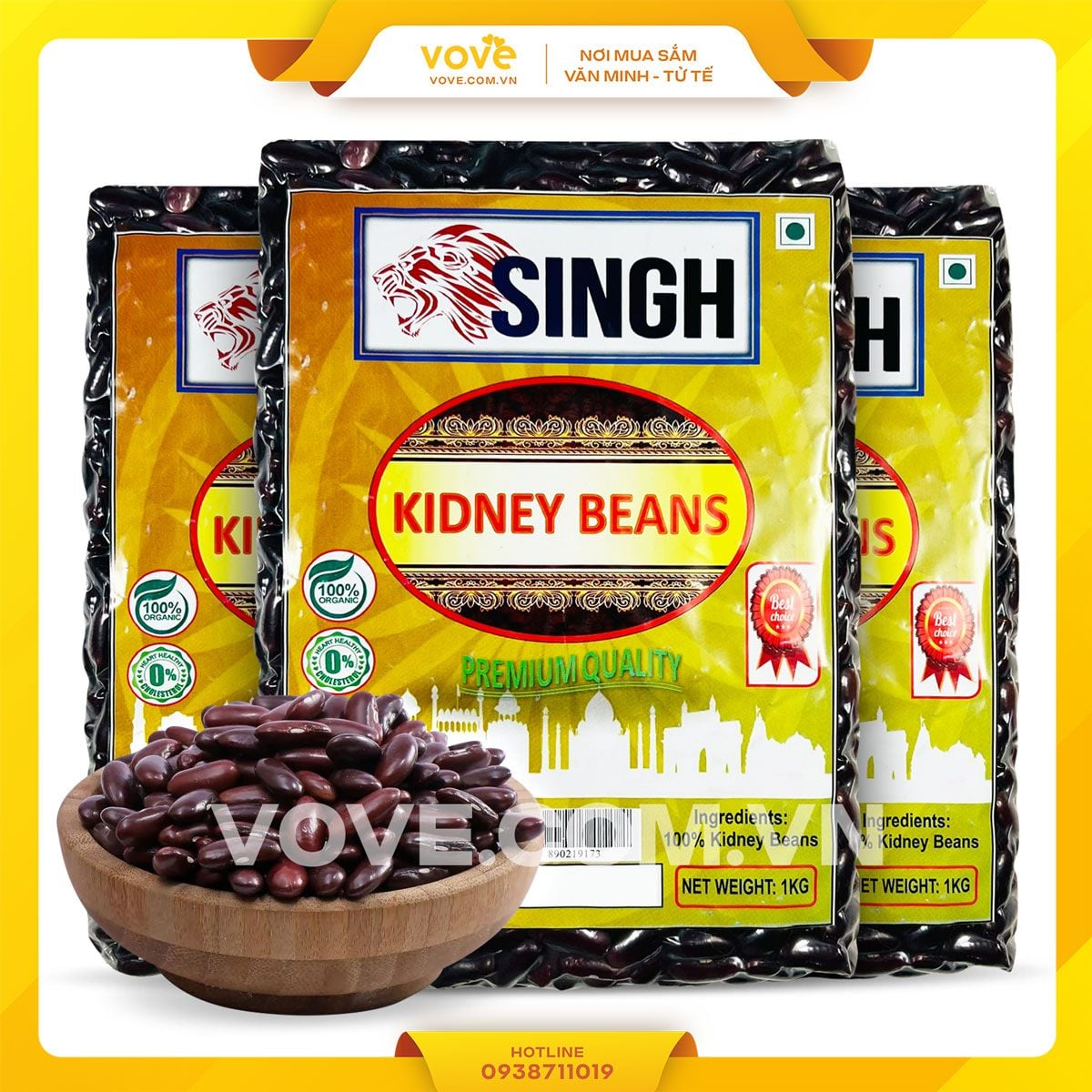 hat dau do dau than an do kidney beans 1kg