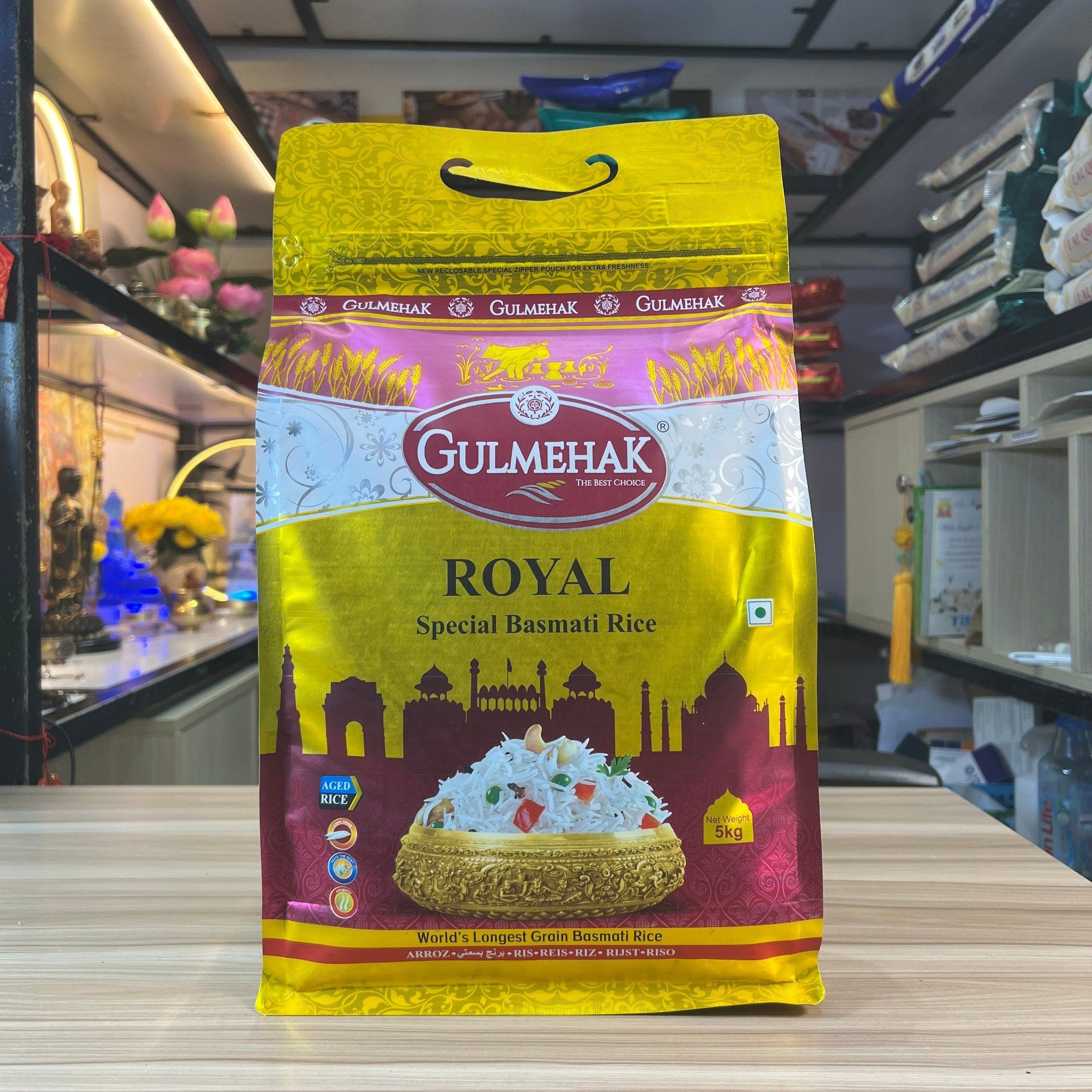 gao hat dai an do gulmehak royal basmati rice phu hop nguoi tieu duong giam can 5kg