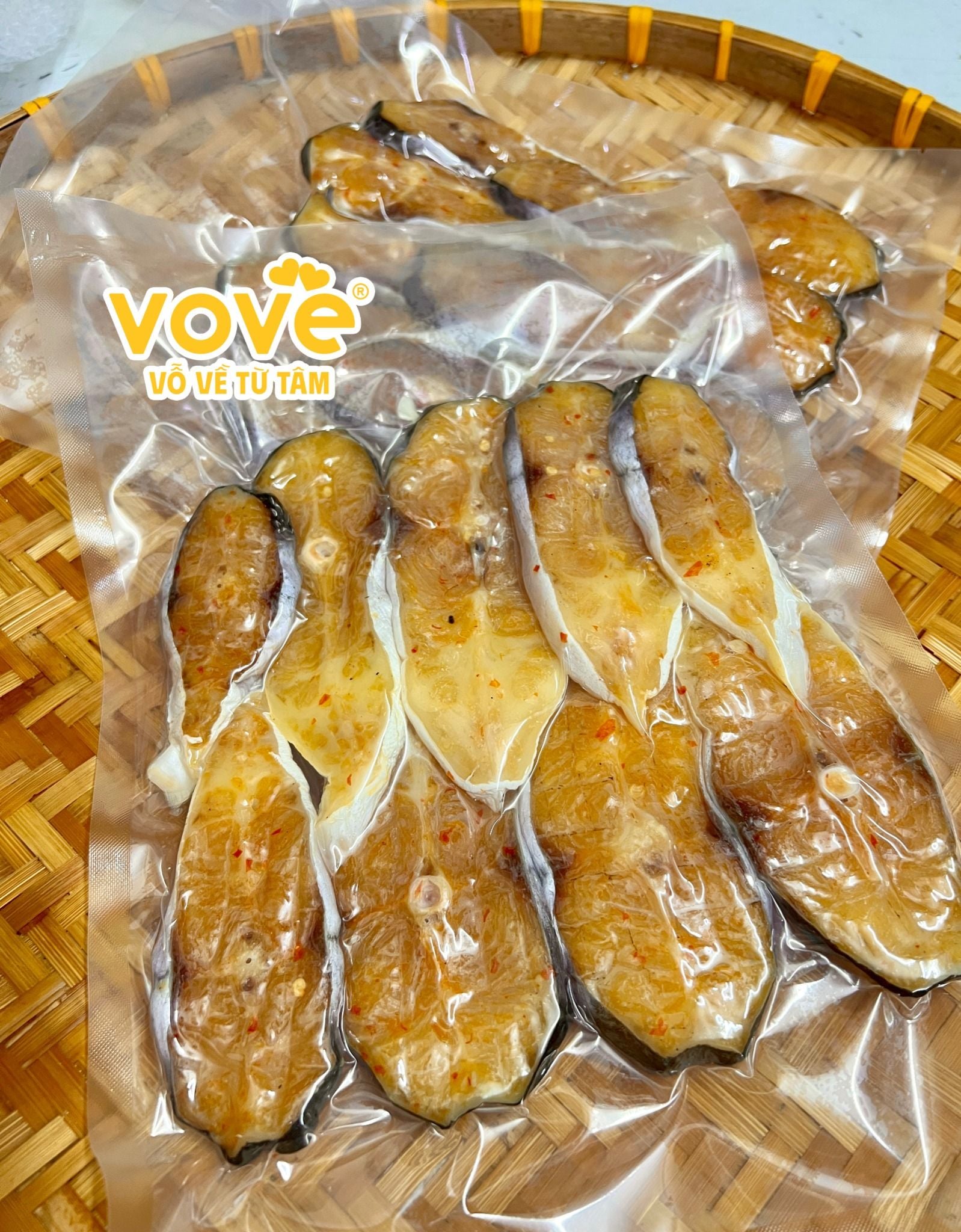 kho ca dua cat khuc uop san gia vi 500gr