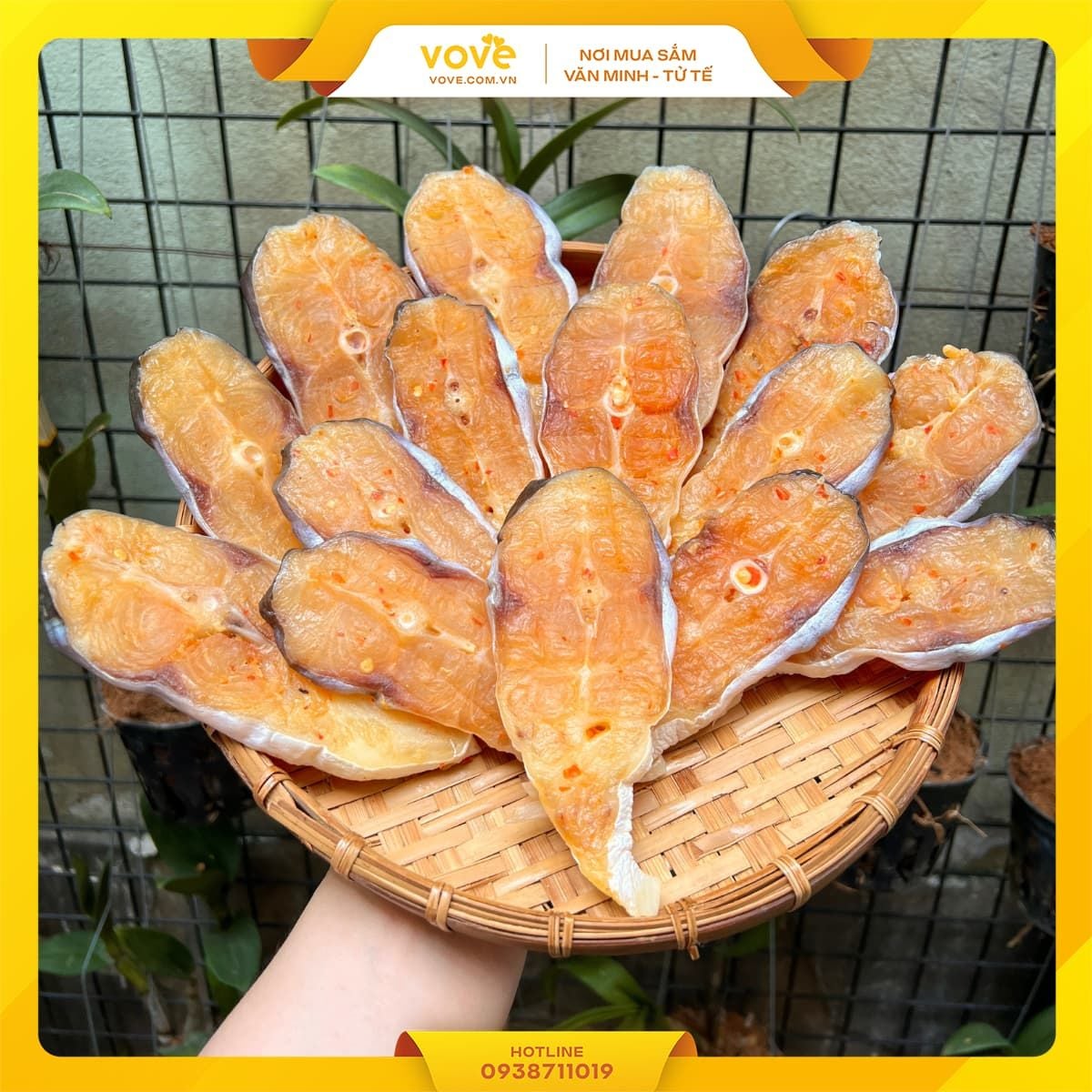 kho ca dua cat khuc uop san gia vi 500gr