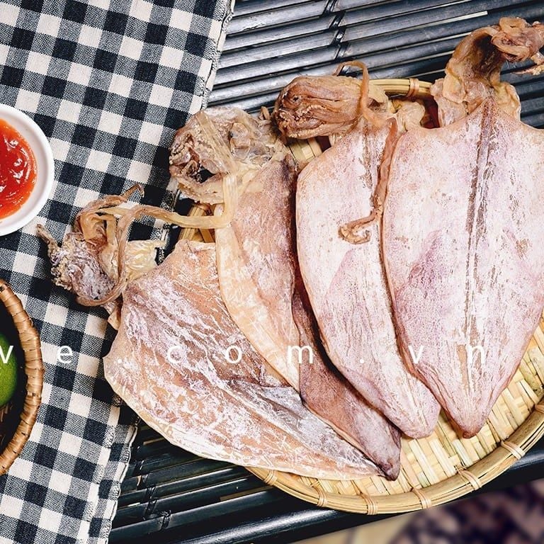 kho muc phu quoc loai 30 con kg 1kg