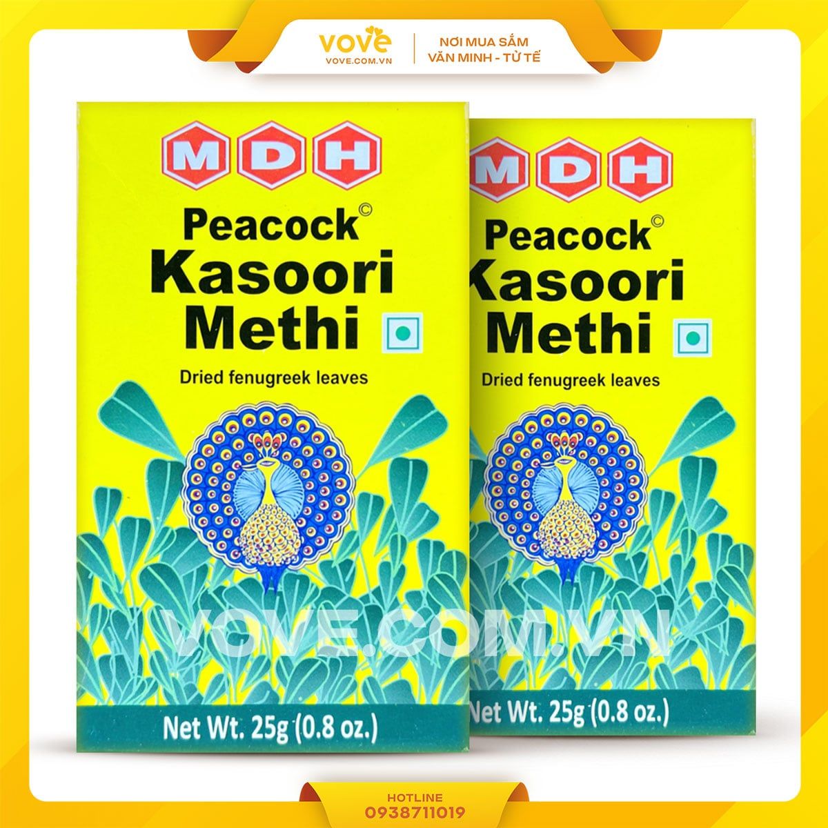 tong hop gia vi don an do goi 100g