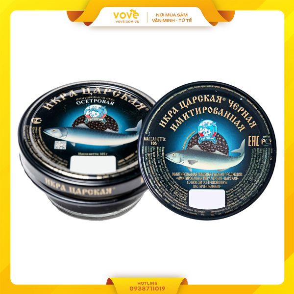 Trứng cá tầm đen Nga cao cấp, món ăn thượng hạng giàu dinh dưỡng, thích hợp cho bữa tiệc sang trọng