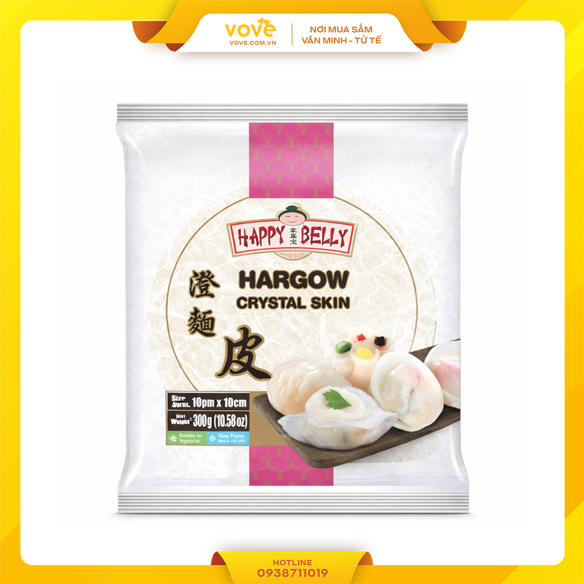 halal vo ha cao happy belly hargow crystal skin 300gr 32 la