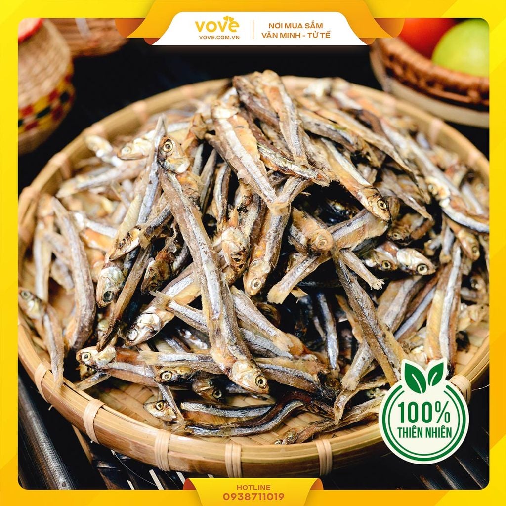 Khô cá Cơm than Phú Quốc 500gr