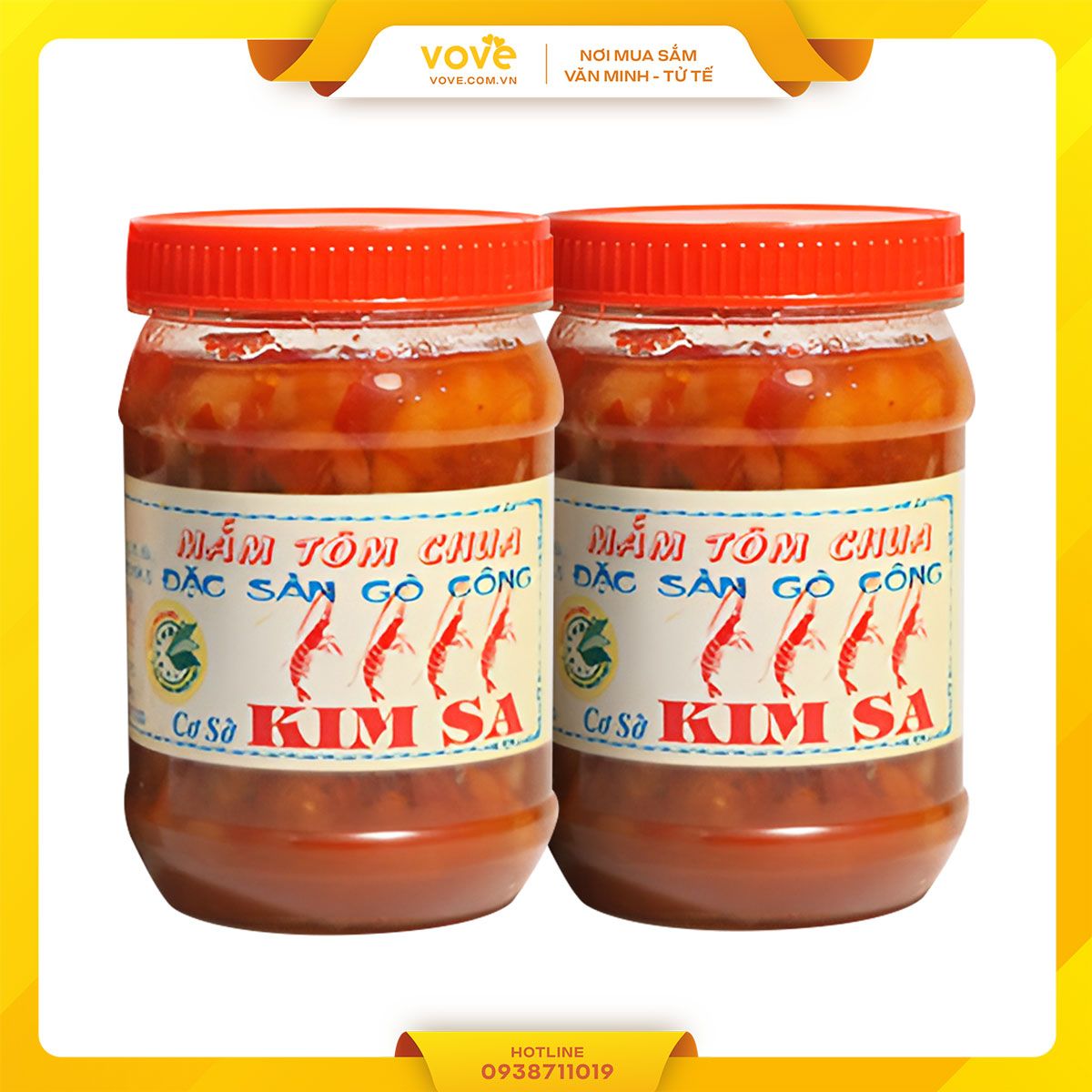 mam tom chua go cong hieu kim sa 500gr