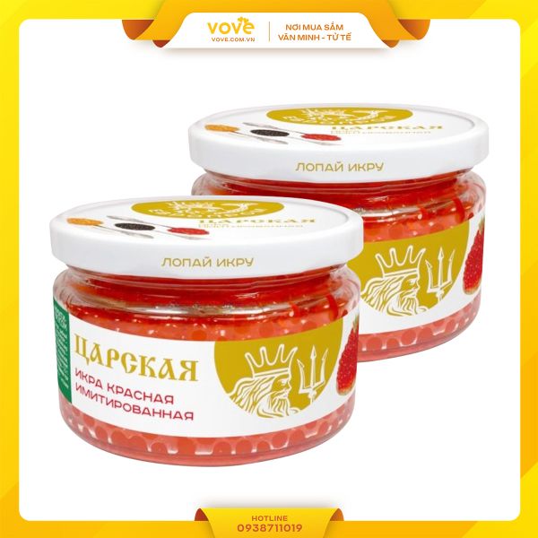  Trứng cá hồi đỏ Nga 220gr 