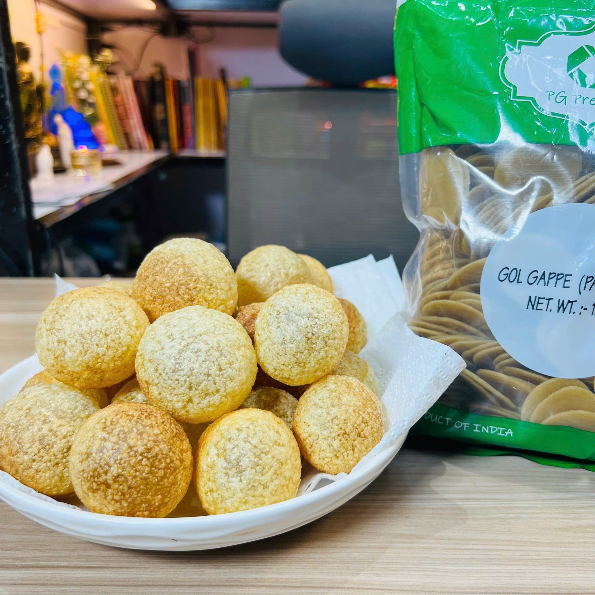 banh phong chien an do pani puri golgappa phuchka tui 1kg
