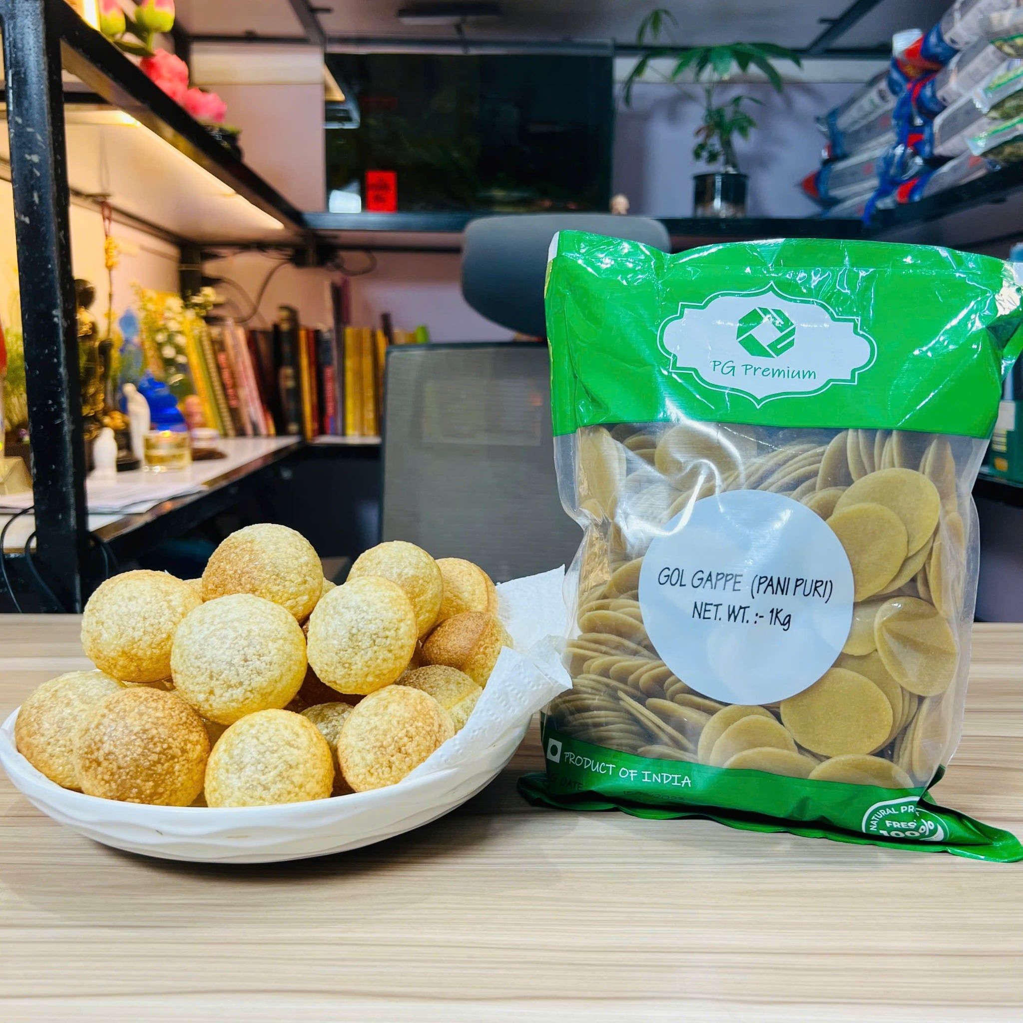 banh phong chien an do pani puri golgappa phuchka tui 1kg