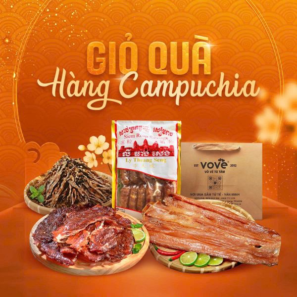  COMBO GIỎ QUÀ TẾT - HÀNG CAMPUCHIA 