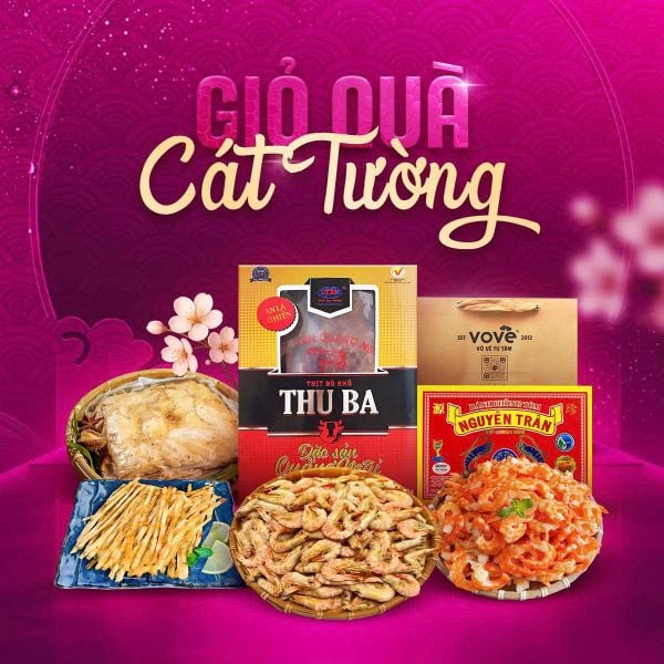  COMBO GIỎ QUÀ TẾT - CÁT TƯỜNG 