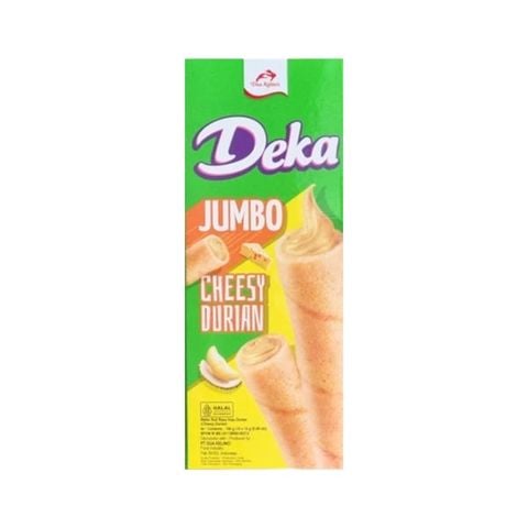Bánh xốp ống Deka Jumbo sầu riêng Chessy Durian 140g/T24