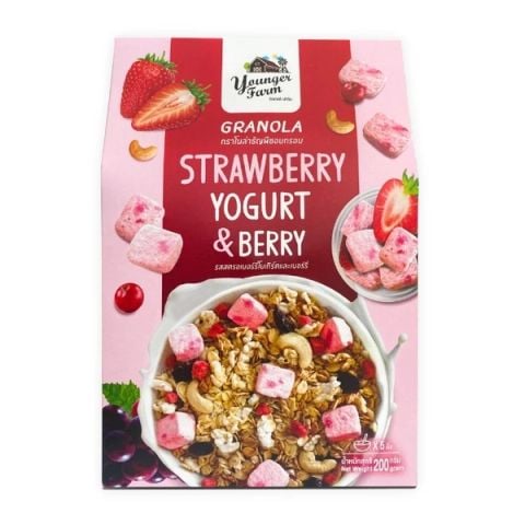 Granola vị sữa chua dâu tây và các loại quả mọng  200g/T12