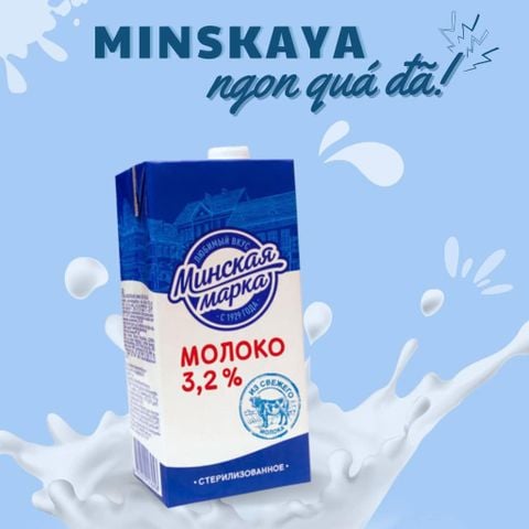 Minskaya Sữa tươi tiệt trùng 1.5% chất béo - 1L T12