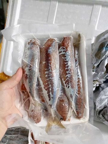 Cá nục một nắng bỏ da 400g size 12-14 con/kg