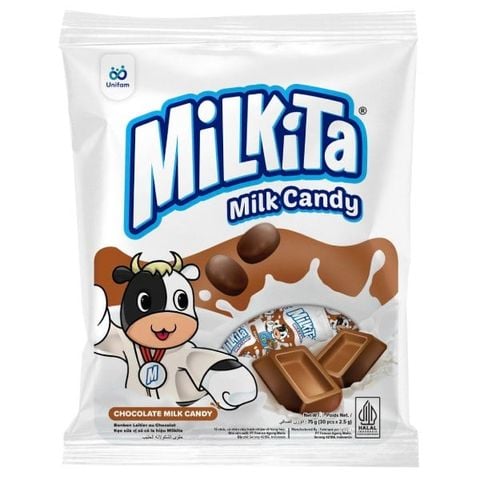 Kẹo sữa vị sô cô la hiệu Milkita 75g/T30