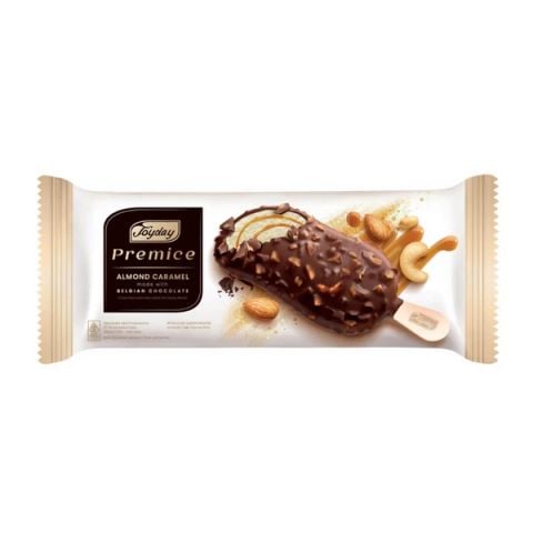 Joyday Premice Almond Caramel 90ml (Kem Joyday Sữa vị vani phủ Socola và Hạnh nhân 90ml) T12
