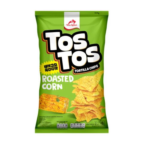 Bánh Tortilla chips vị Bắp nướng hiệu Tos Tos 22g/T60