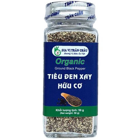Tiêu Đen Xay Hữu Cơ Trân Châu 50g