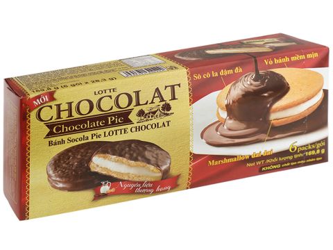 Bánh socola Pie Lotte Chocolat 171.6g/T8