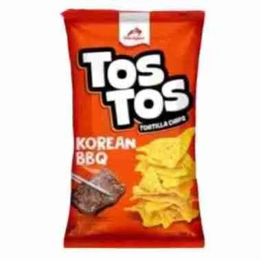 Bánh Tortilla chips vị BBQ Hàn Quốc hiệu Tos Tos 22g/T60