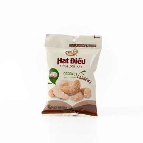 Hạt Điều Vị Cơm Dừa Túi Snack 40G T100