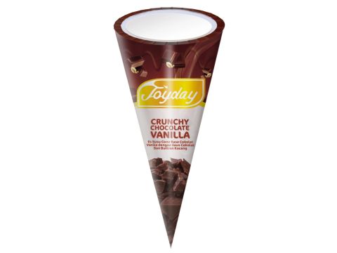Joyday Crunchy Chocolate Vanilla 105ml (Kem Joyday Ốc quế Vani giòn) T16