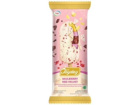 Joyday Mulberry Red Relvet 65g (Kem Joyday Nhung tằm Dâu đỏ 65g) T20