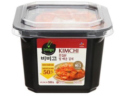 Bibigo Kimchi cải thảo cắt lát ít cay 500gr T24