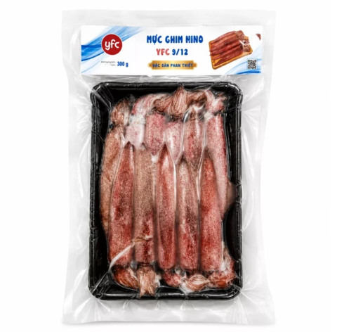 Mực ghim mino YFC 300g size 9-12up