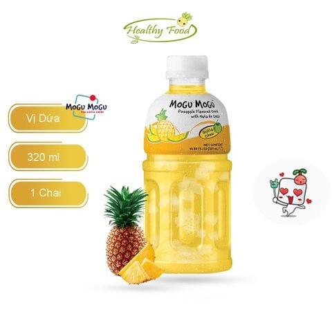 Nước uống Mogu Mogu vị Dứa với Thạch Dừa 320ml/T24