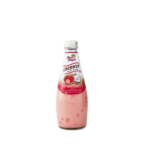 Nước Sữa Dừa Với Thạch Dừa Hương Dâu Coco Royal