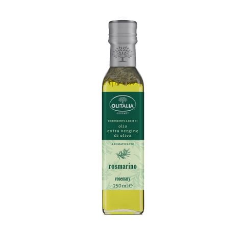 Dầu ô liu Extra Virgin có hương vị lá hương thảo Olitalia 250ml