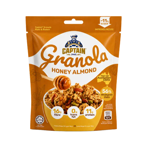 Granola vị caramel hạnh nhân 200g/T12