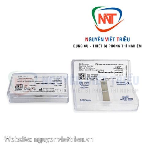 Buồng đếm tế bào Neubauer Improved Marienfeld