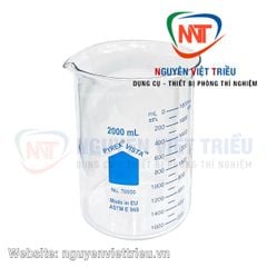 Cốc đốt thấp thành 2L Pyrex Vista