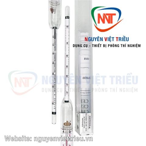 Cồn kế 70-100 (có nhiệt kế)