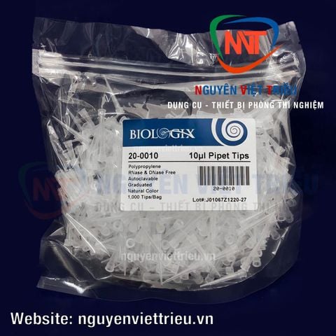 Đầu tip 10ul Biologix (Bao 1000 cái)