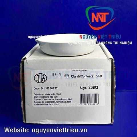 Đĩa sứ hóa hơi mẫu (đĩa bay hơi) Jipo