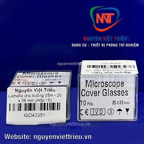 Lamen buồng đếm 20x26mm Isolab