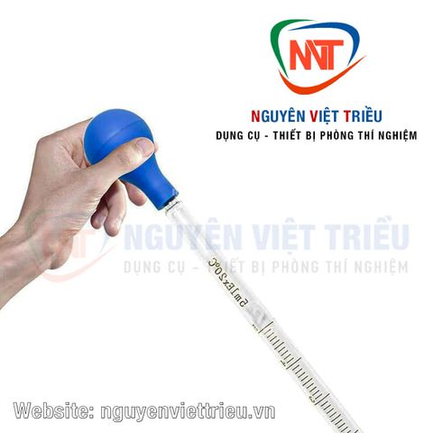 Quả bóp cao su gắn cho pipet thẳng