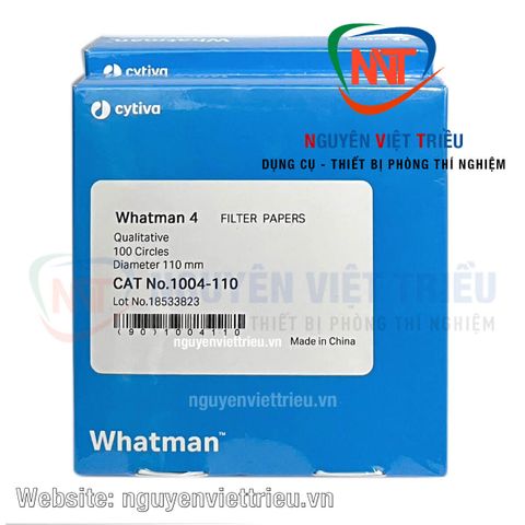 Giấy lọc định tính số 4 (lỗ lọc 20-25μm) Whatman