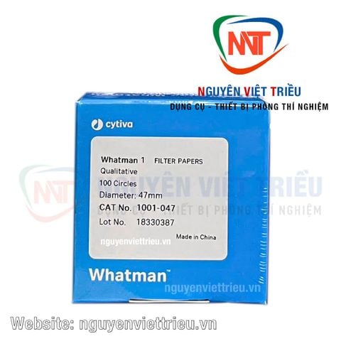 Giấy lọc định tính số 1 (lỗ lọc 11μm) Whatman