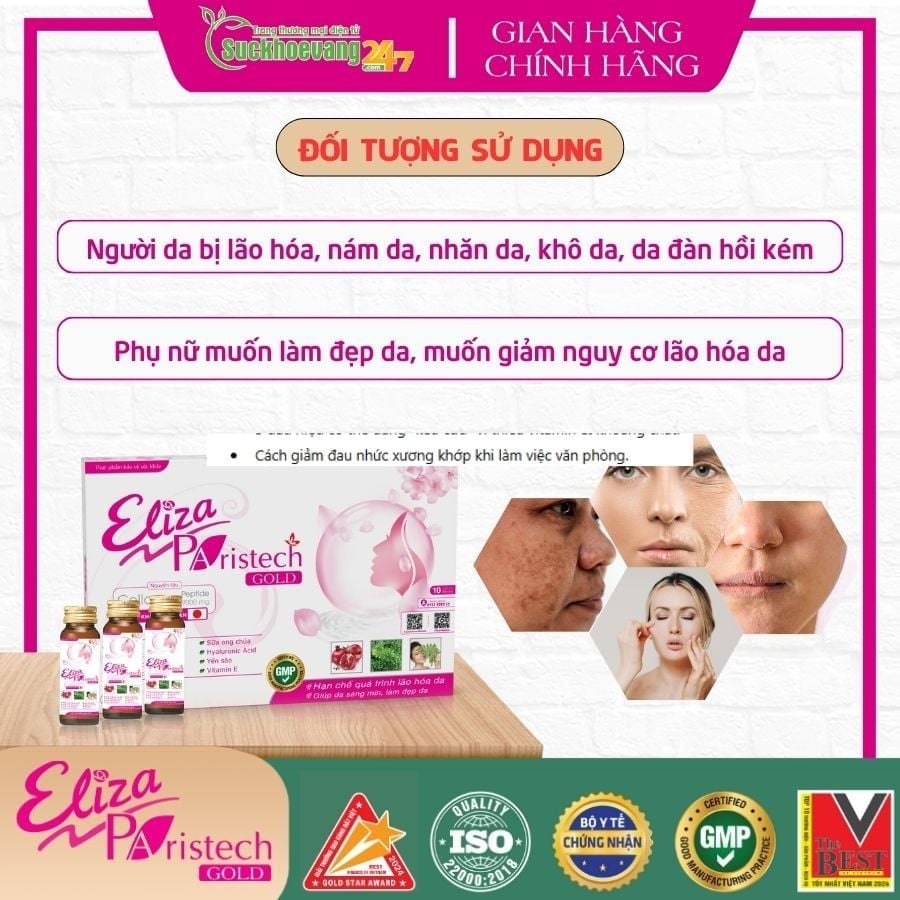 Eliza Paristech Gold - Bổ sung collagen