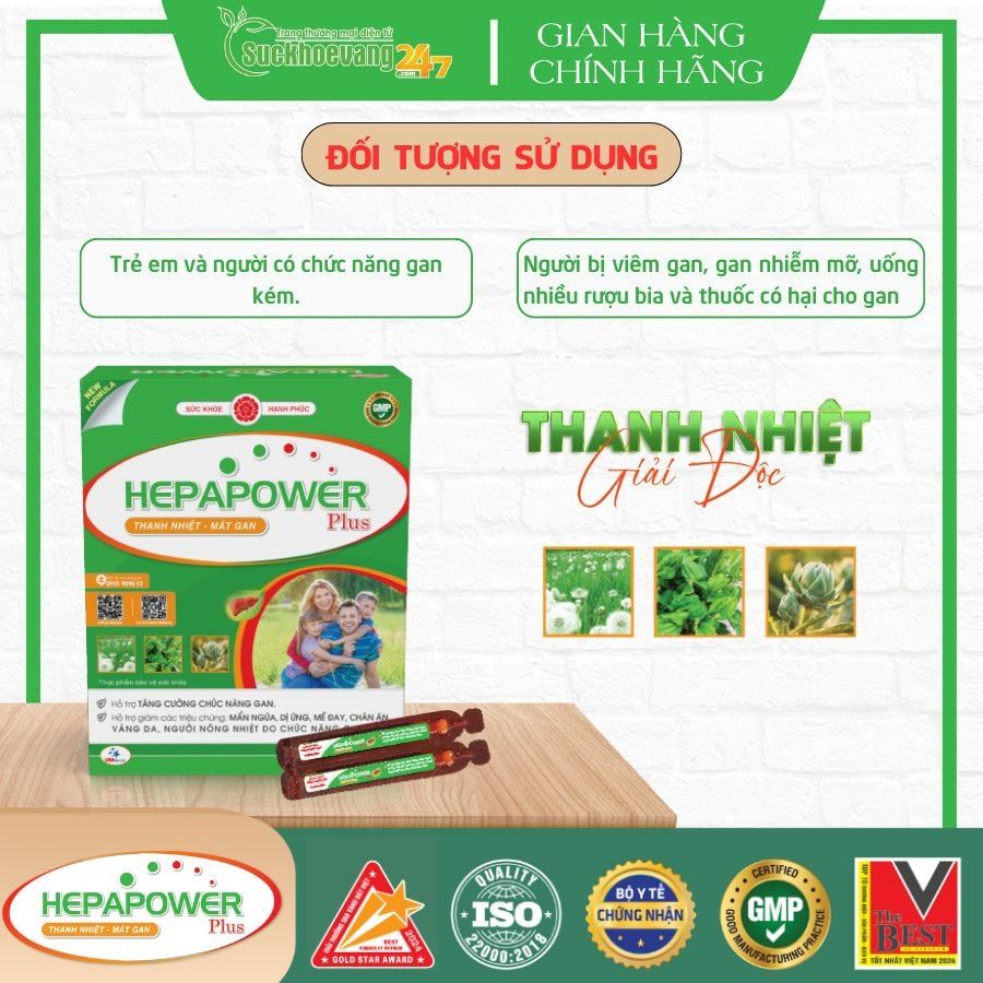 Siro uống hỗ trợ mát gan - HEPAPOWER Plus