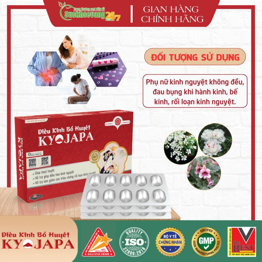 TPBVSK Điều Kinh Bổ Huyết Kyojapa