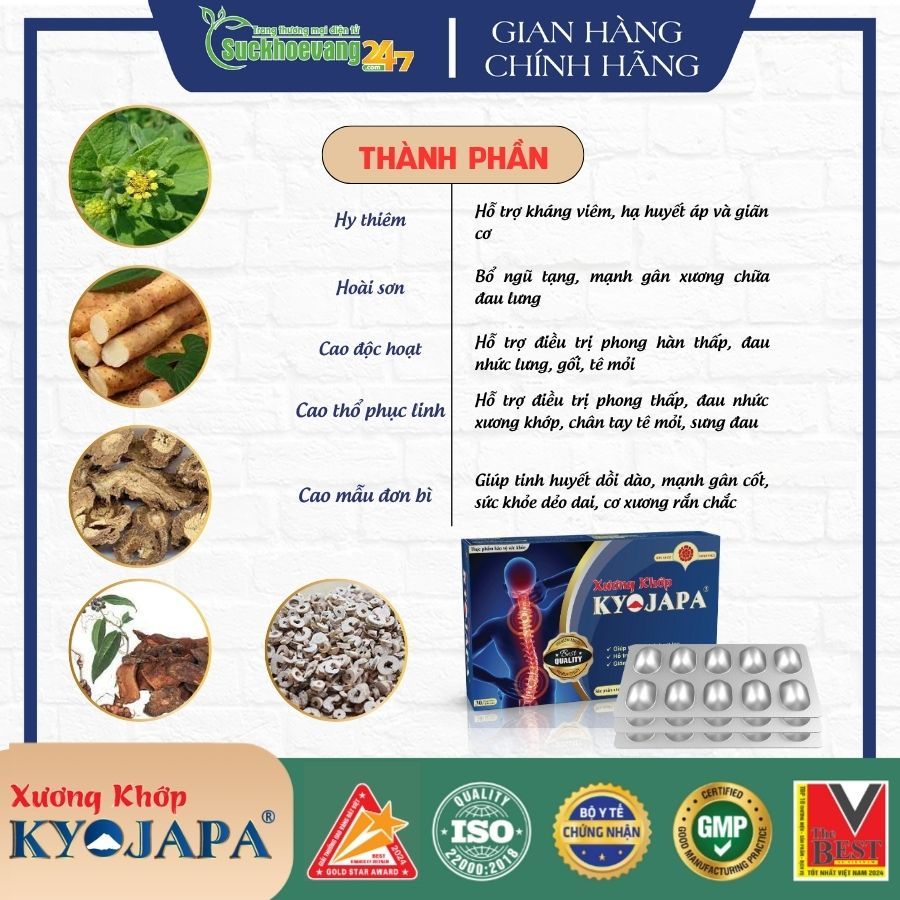 TPBVSK Xương Khớp Kyojapa