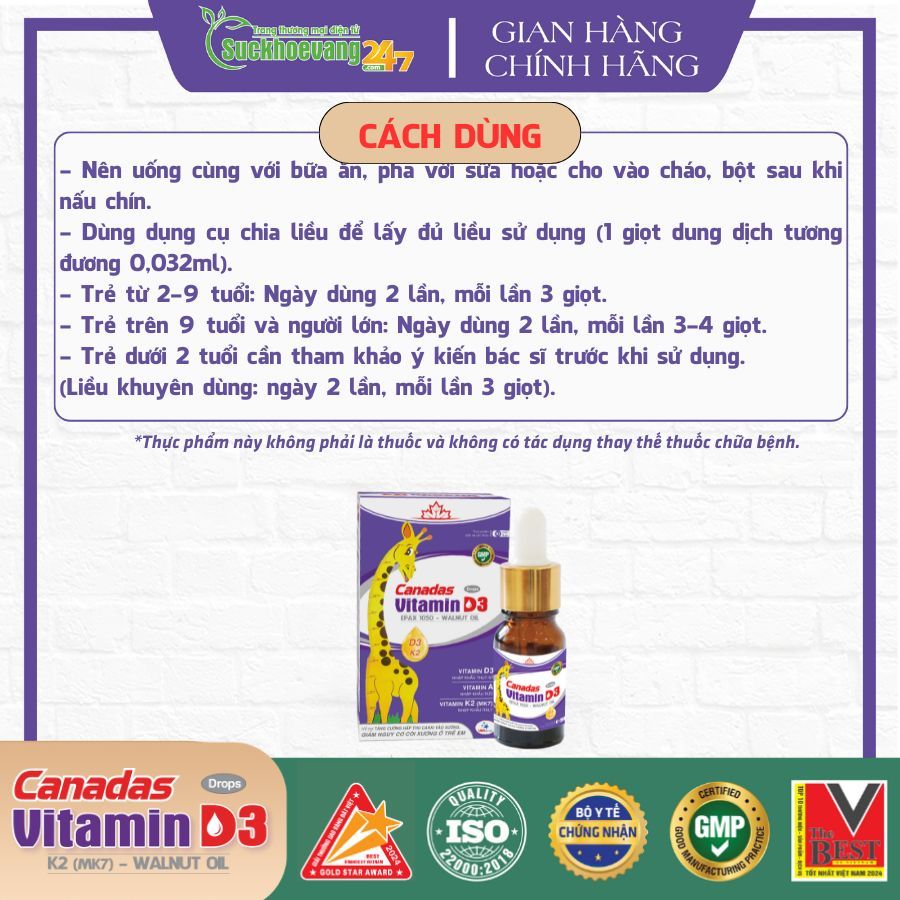 TPBVSK Canadas Vitamin D3