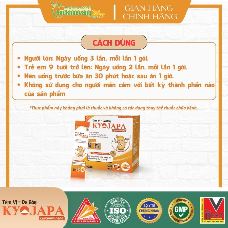 TPBVSK TÂM VỊ - DẠ DÀY KYOJAPA