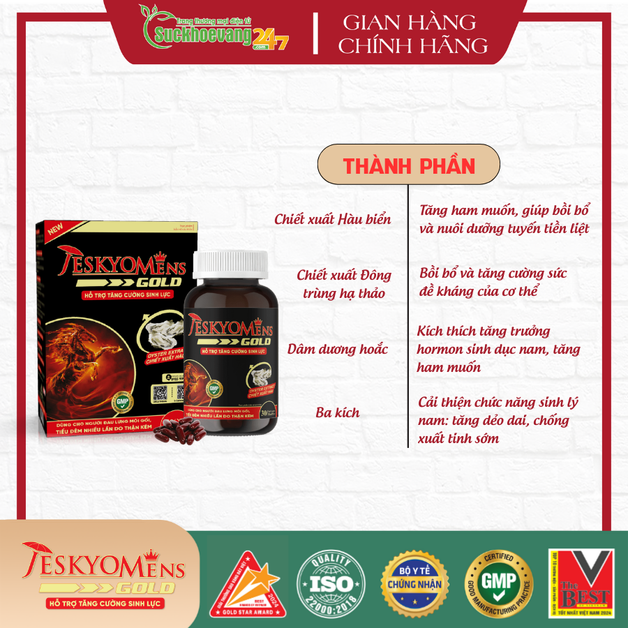 TPBVSK JeskyoMens Gold